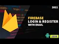 Firebase Login Register App With Email Part - 4 Register Layout Design