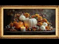 Download Lagu Autumn Pumpkin Floral Art Halloween 4k | Slideshow | Art Framed Screensaver | Art for Your TV