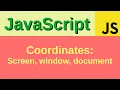 3 types of coordinate systems in JavaScript - Basic JavaScript Fast 57 screenX clientX pageX