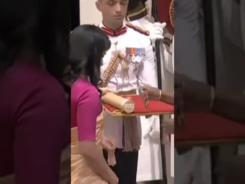 Joshna Chinappal Receives For Sports Padma Shri l 🇮🇳🇮🇳