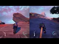 Moto Racer 4 split screen gameplay