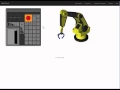 Real Time Robot Arm Simulator with Node js Mongodb