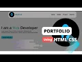 Portfolio Website using HTML CSS Only Portfolio Website HTML CSS Basic Part 2 Techie Wolf