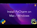 How to install PyCharm IDE on Mac Windows Get Latest Version of Python Spread Out