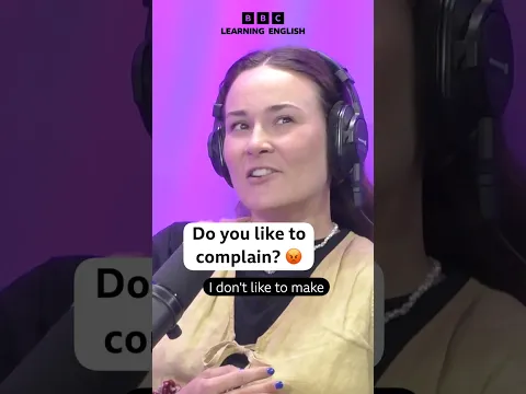 Do you like complaining? ☝️😡 #englishpodcast #realeasyenglish