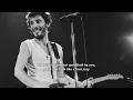 Bruce Springsteen - Glory Days (Lyrics)