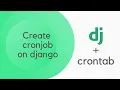 How to create cronjobs to django Django with crontab crontab and python-linux mac windows 100