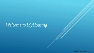 MyHousing Tutorial