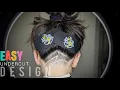 GIRLS UNDERCUT DESIGN HAIRCUT TUTORIAL BACK UNDERCUT TAPER