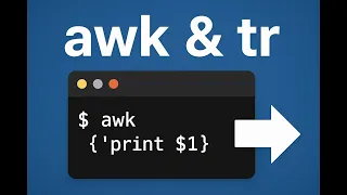 Text Processing with awk tr Commands in Linux