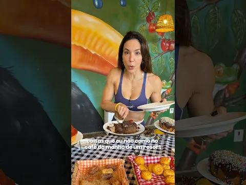 Tem coisa que não vale a pena a gente comer né ? 🤷🏻‍♀️😅 e vc? O que não come nas férias?