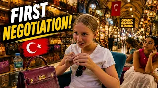 Her First Turkish Bazaar Negotiation 😂 | Chanel