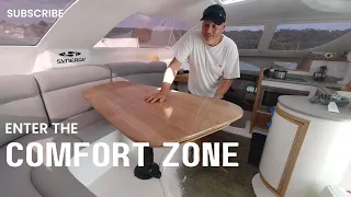 Getting Very Comfortable Now – Finishing our Custom Catamaran Ep374