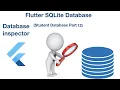 13 SQLite Database in Flutter Database debugging