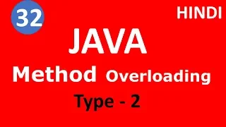Method overloading by changing data type of parameters Java Tutorial
