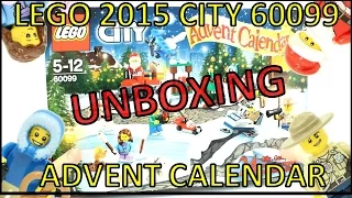 LEGO CITY 2015 ADVENT CALENDAR 60099 UNBOXING & REVIEW