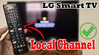 How to Search Local Channels on LG Smart TV Scan Antenna Channels