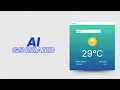 A New Python GUI Creator using AI - Weather APP Demo Built in 8 mins