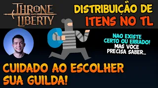 COMO É A DISTRIBUIÇÃO DE ITENS NO THRONE AND LIBERTY - MARCO VEIO THRONE AND LIBERTY