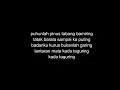 Download Lagu lagu banjar MARISTA lirik