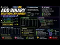 Add Binary - LeetCode 67 Solution Explained Math Bit Manipulation Step-by-Step Tutorial Java
