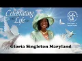 Funeral Service for Gloria Singleton Maryland