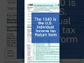 Know you Tax Form 1040