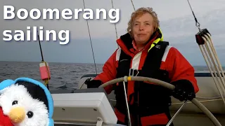 Sailing the Irish Sea – Port St Mary – Liverpool – Peel – The boomerang sail – Ep. 369