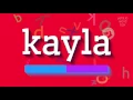 Download Lagu HOE JE KAYLA ZEGGEN? (HOW TO SAY KAYLA?)