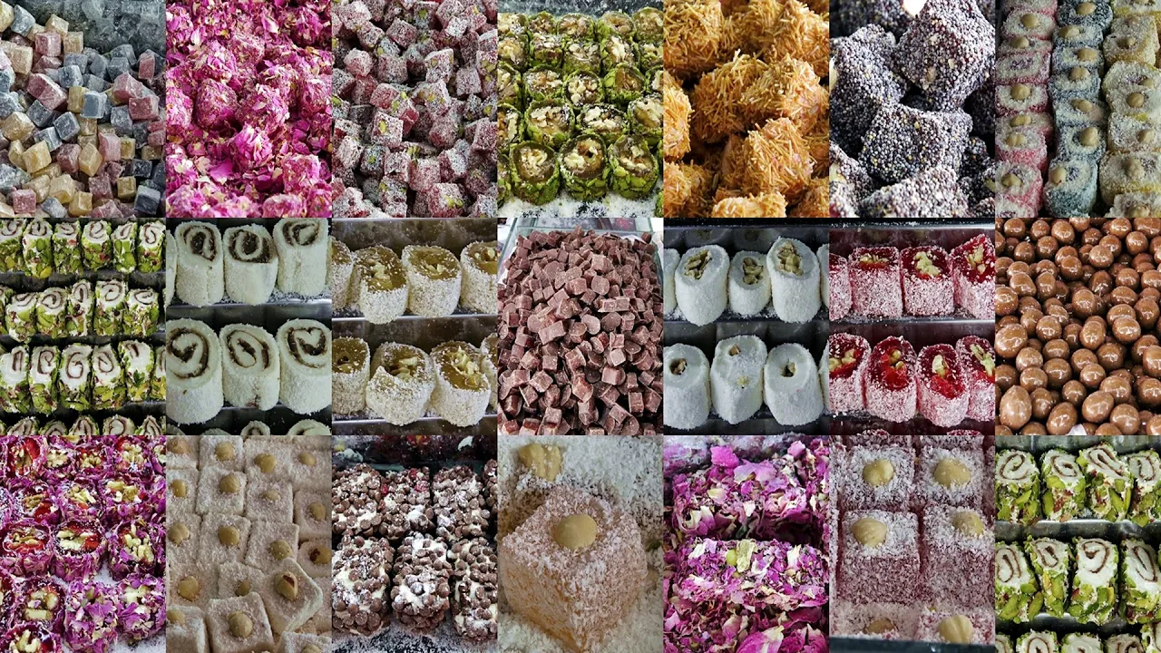 Turkish Delight Varieties   How to make Traditional Turkish Delight
