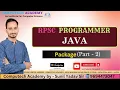 RPSC Programmer Java package part-2 java mcq for rpsc programmer