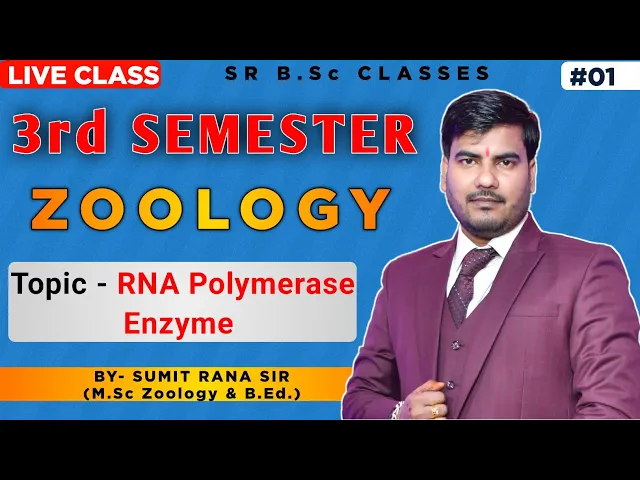 RNA Polymerase || 3rd Semester Zoology || Sumit Rana Sir