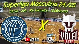 Ao Vivo - Neurologia Ativa x SESI Bauru - Superliga Masculina Temporada 24/25