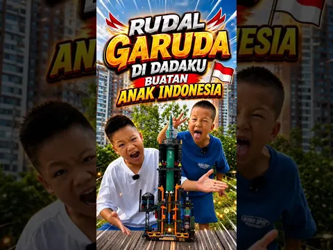 Rudal garuda di dadaku buatan anak indonesia 😎🤗 #drama #mainan #shorts #dubbing #funny #toys #fyp