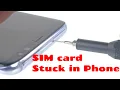 Remove a Stuck Sim-card Opening SAMSUNG GALAXY S8