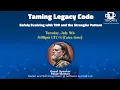 Taming Legacy Code Safely Evolving with TDD and the Strangler Pattern