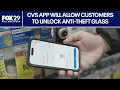 CVS shoppers can use app unlock anti-theft glass