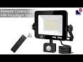 Morris Remote Control LED PIR Floodlight Motion Sensor - 30w