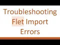 Troubleshooting Flet Import Errors