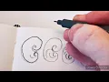 Scrollwork drawing stages Basic FORMULA
