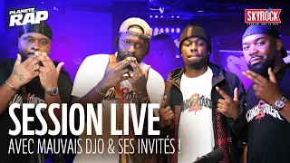 SESSION LIVE avec Mauvais Djo, Tiakola, MC Yoshi & Kokosvoice ! #PlanèteRap