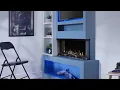Charlton Jenrick iRange i920e Slimline Electric Fire Modern Design with Stunning Flame Effects