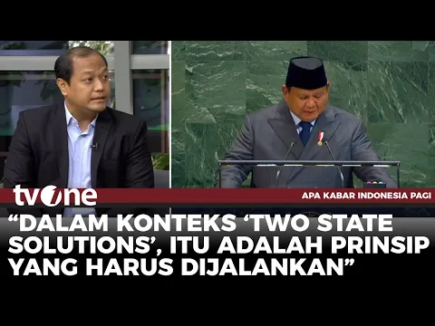 Khairul Umam Jelaskan Cara Pandang Presiden Prabowo di Sidang Umum PBB