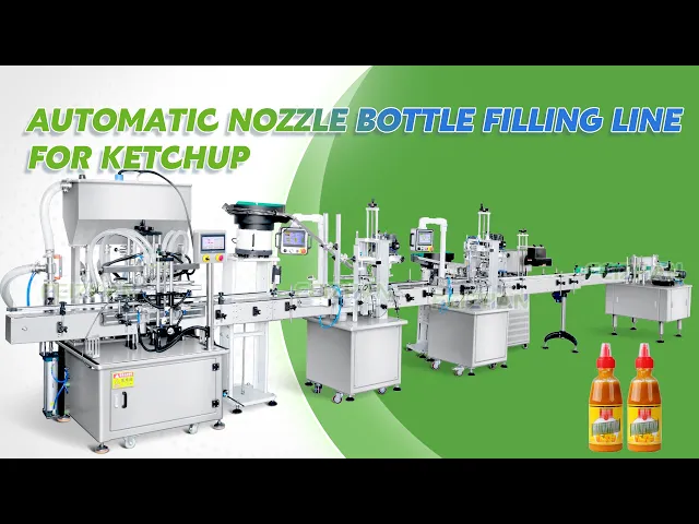 squeeze bottle filling line