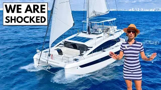 WAIT… WHAT?! 😳🤯  2026 Brand NEW Aquila 50 Sail Catamaran Yacht Tour