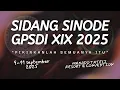 Download Lagu SIDANG SINODE GPSDI XIX 2025