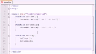 Beginner JavaScript Tutorial 10 Calling a Function From Another Function
