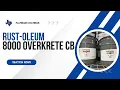 Rust-Oleum 8000 OverKrete Cove Base Step-by-Step Installation