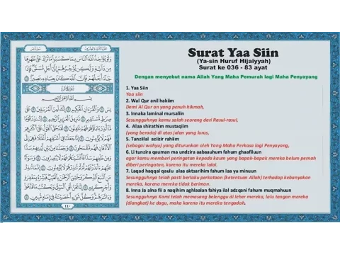 Download MP3 Al-Qur'an Surat 036 Yasin 83 ayat - Murottal only