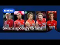 Swans say they hope bans of five players show commitment to club s standards ABC NEWS